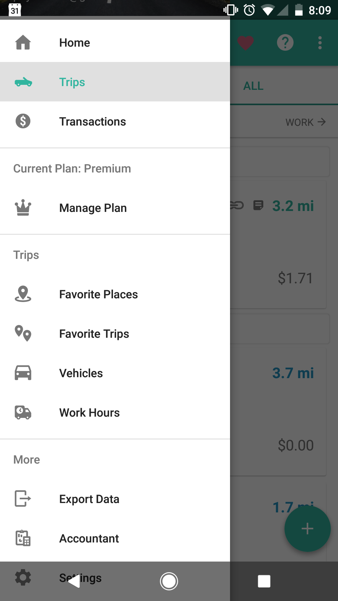 trip and weather calculator