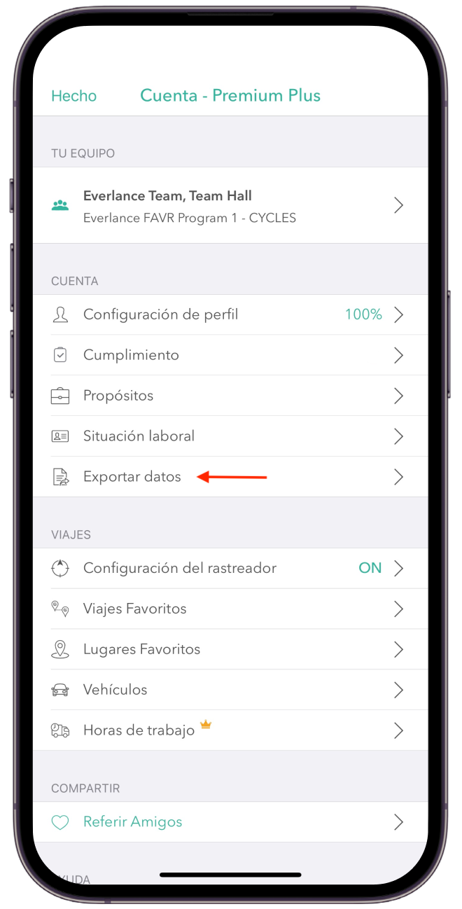 Span. -iOS - Side menu - Data Exports.png