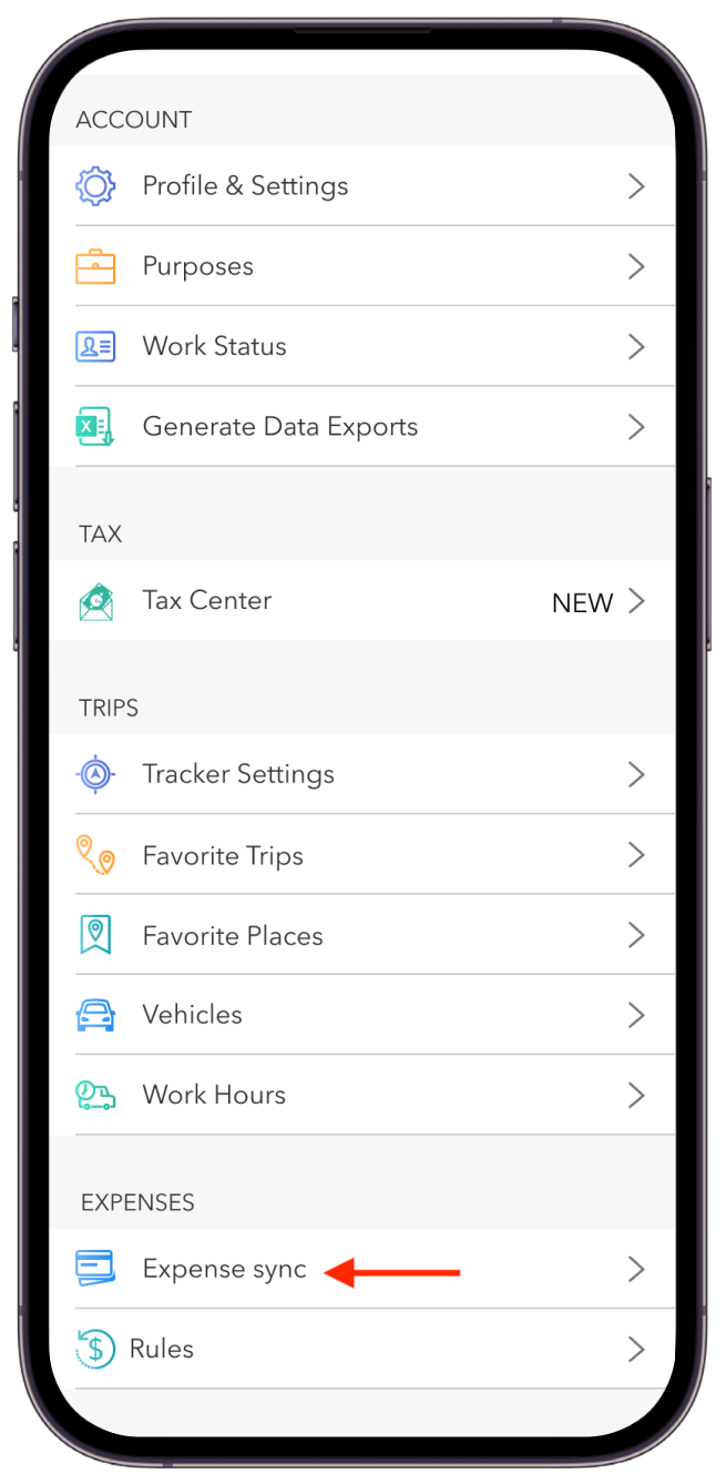 iOS -  Side menu - Bank Integration.png