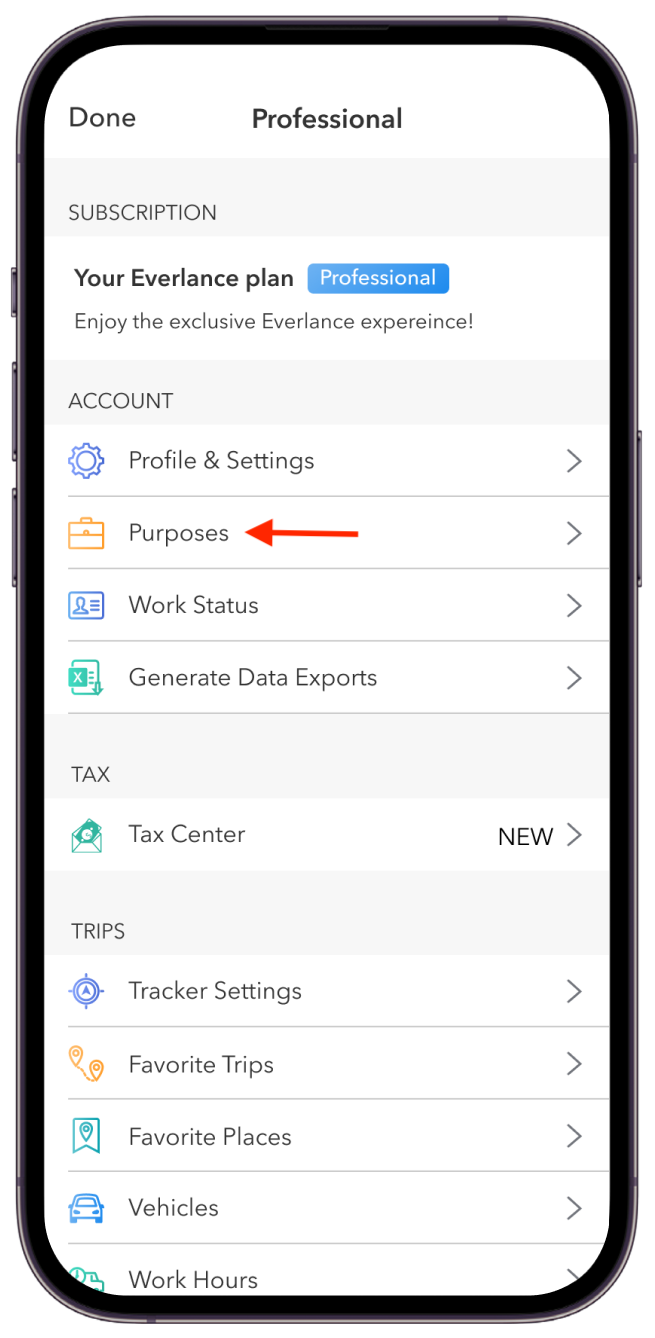 iOS - Side menu - Purposes.png